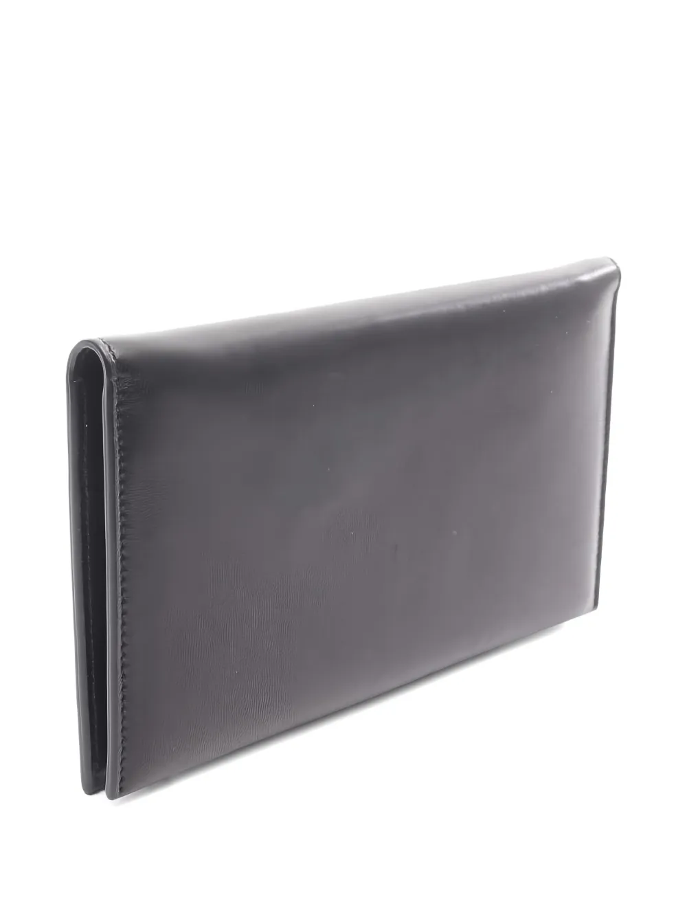 Pre-owned Saint Laurent 2020s Bi-fold Leather Wallet In Black
