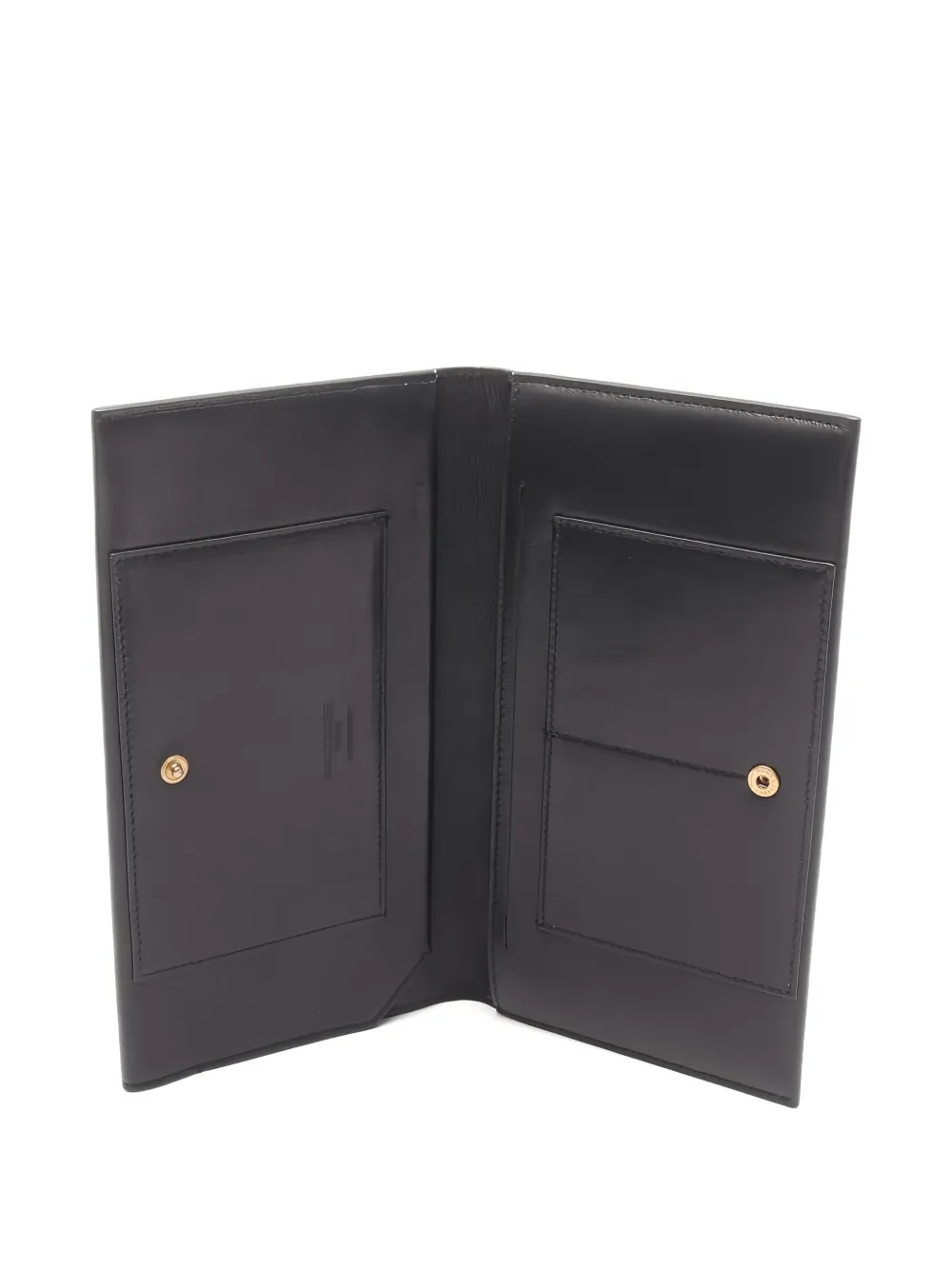 Pre-owned Saint Laurent 2020s Bi-fold Leather Wallet In Black