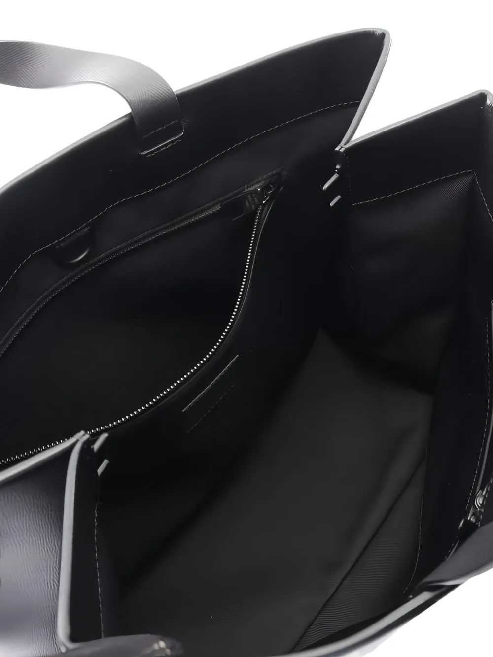 Pre-owned Louis Vuitton 2010's Embossed Shopper Tote In Black