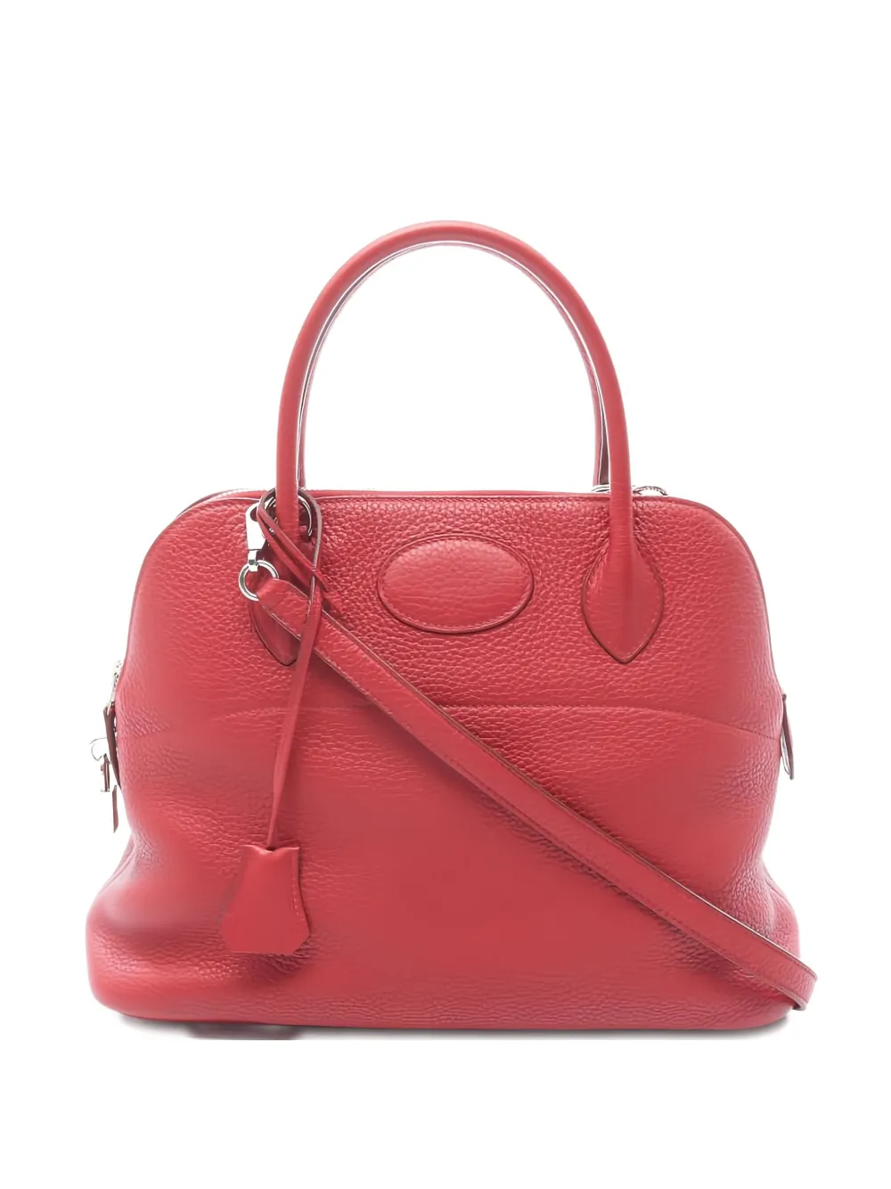 Pre-owned Hermes 2014 Bolide 31 Handbag In Red