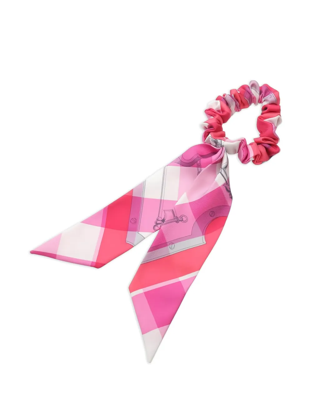 Hermès Pre-Owned 2010s Bella Mors et Gourmettes silk scrunchie | Image 2