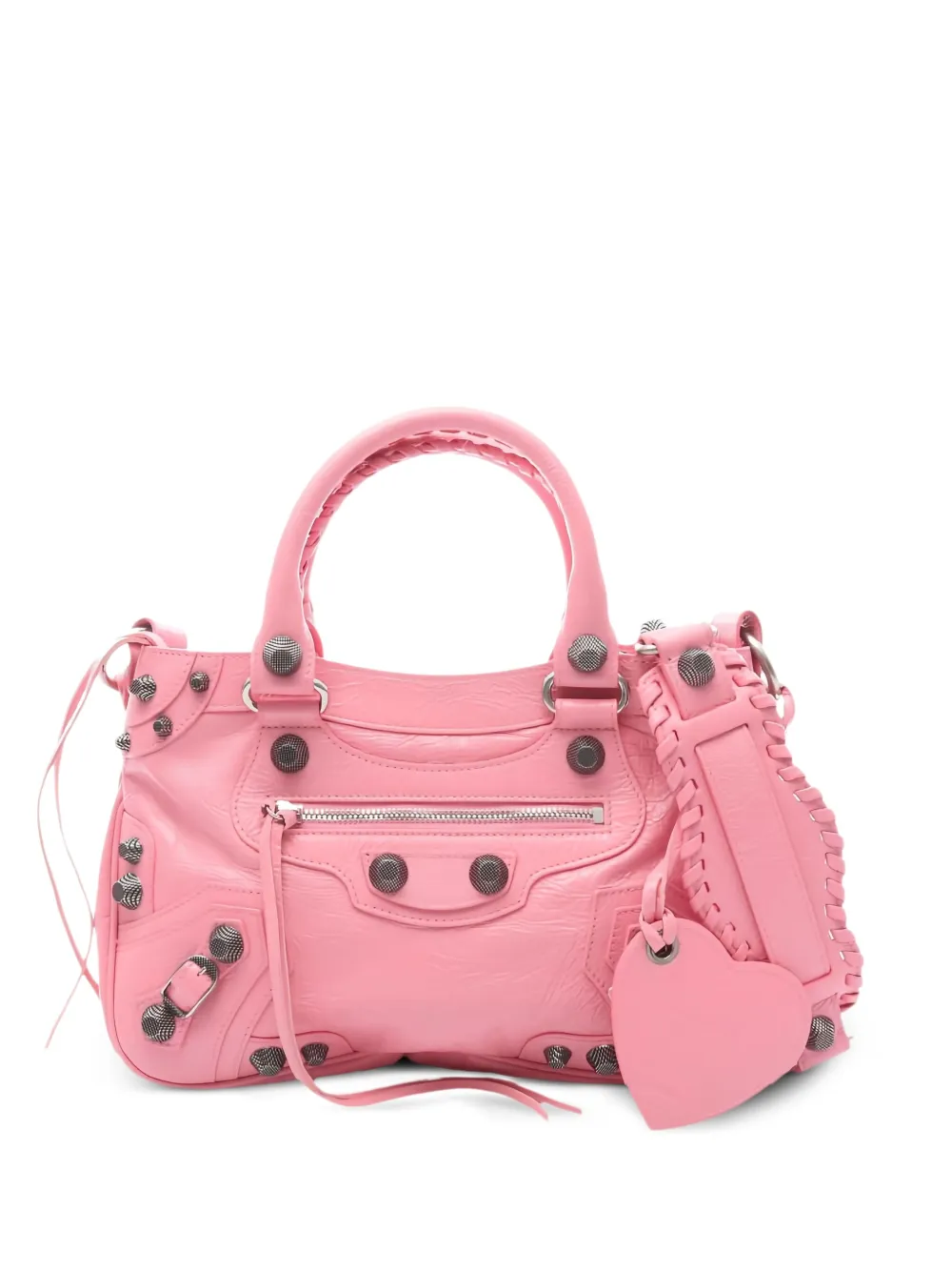 Balenciaga Pre-Owned cabas neo cagole à clous (années 2020) | rose | Image 1