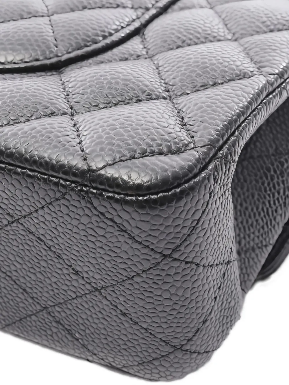 Pre-owned Chanel 2019 Classic Flap Chain Shoulder Bag In Black