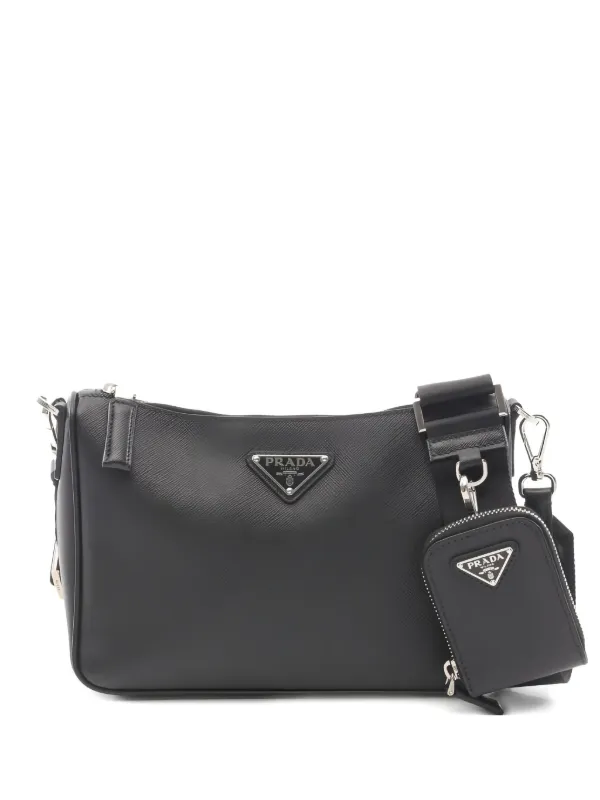 Prada Pre-Owned 2020s サフィアーノレザー ショルダーバッグ 