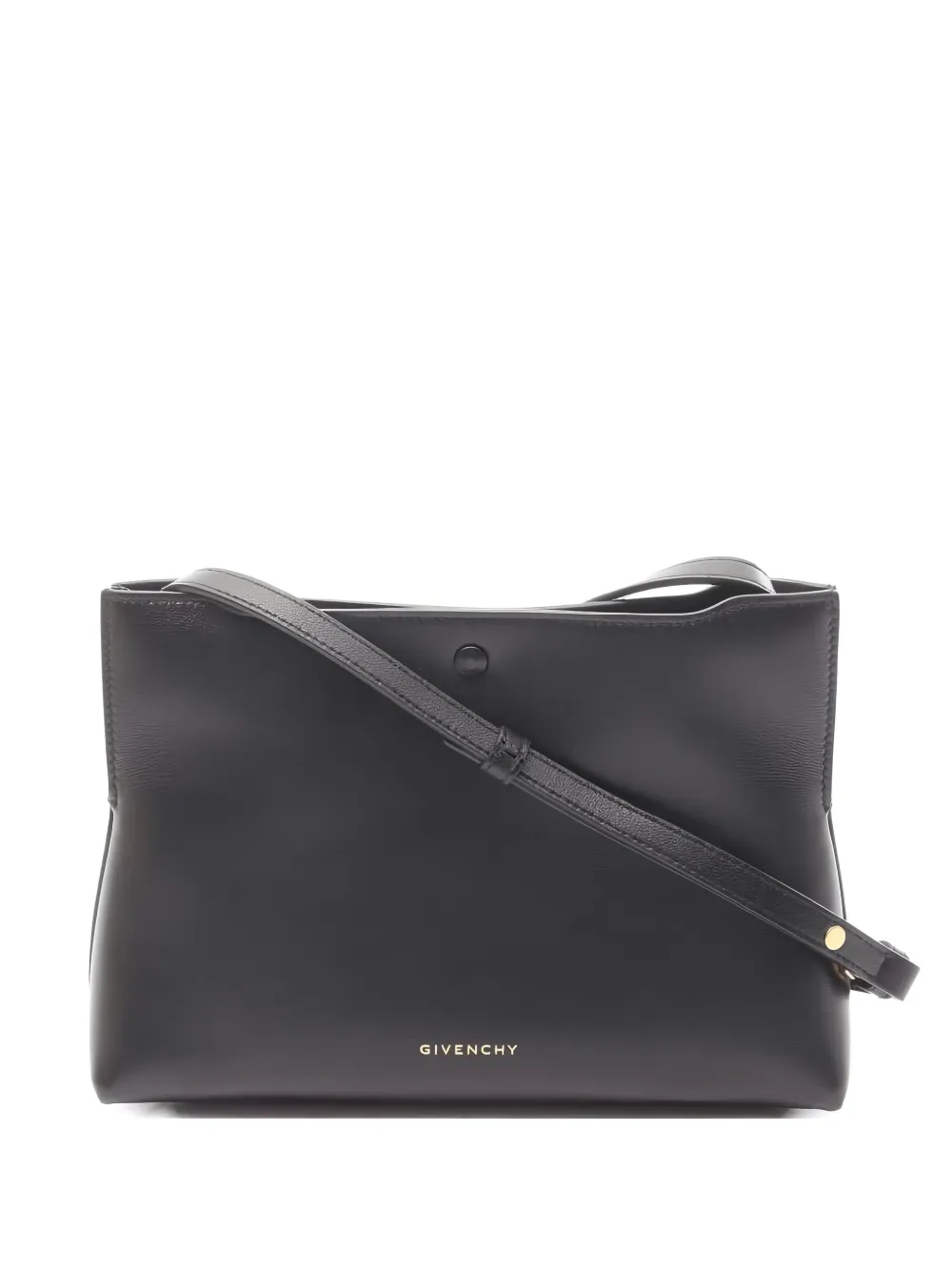 Pre-owned Givenchy 2020s Leather Shoulder Bag In Black