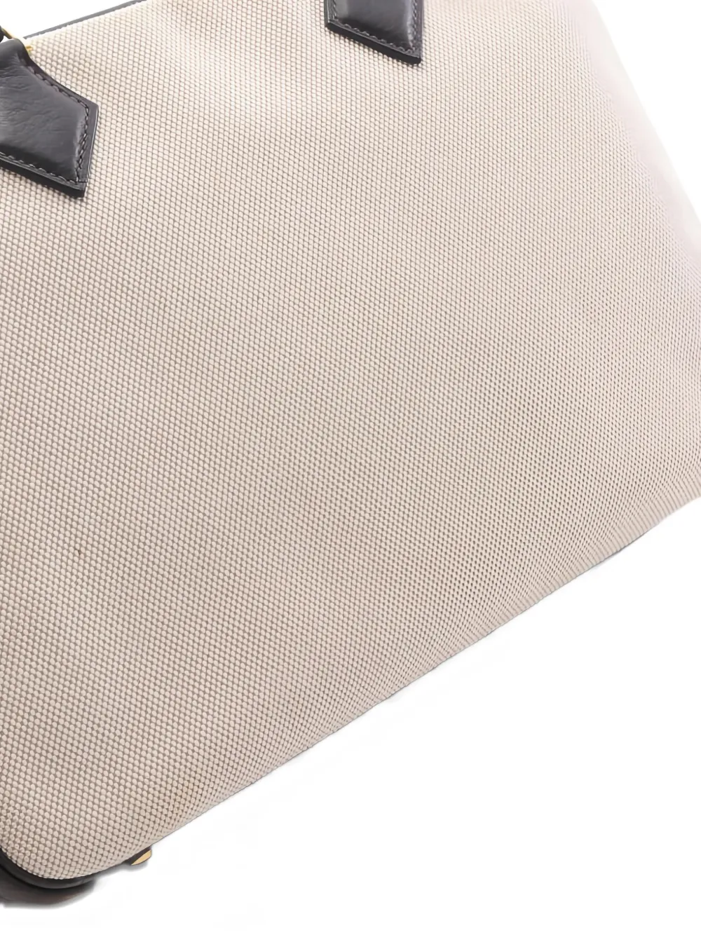 Pre-owned Hermes 2002 Plume 32 Leather Tote Bag In Neutral
