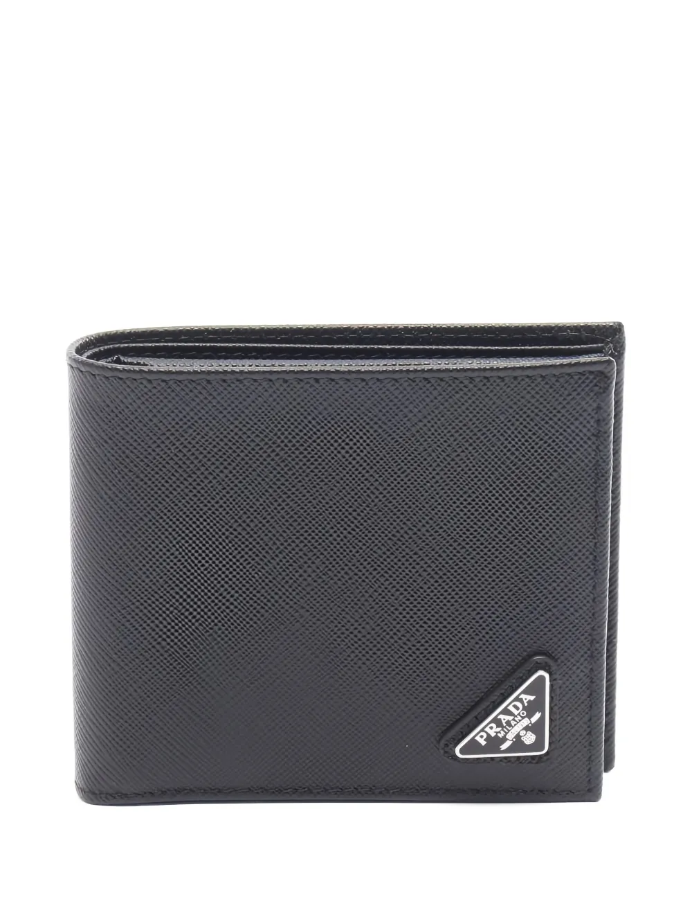Prada Pre-Owned 2020s triangle bi-fold wallet | negro | Image 1