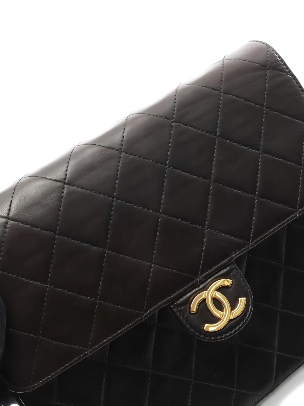 Pre-owned Chanel 1996-1997 Matelasse Flap Chain Shoulder Bag In Black
