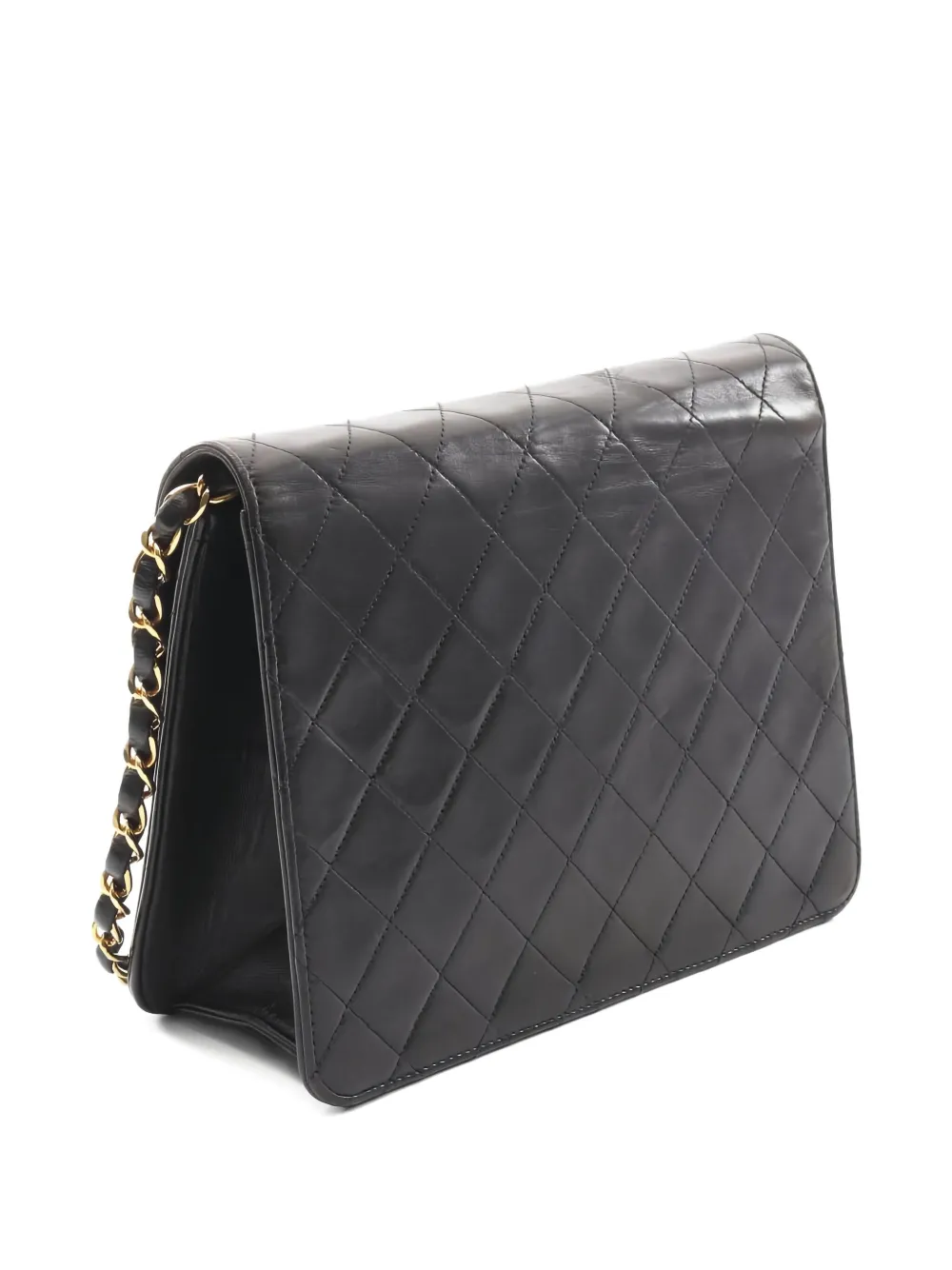 CHANEL Pre-Owned 1996-1997 Matelasse flap chain shoulder bag - Zwart