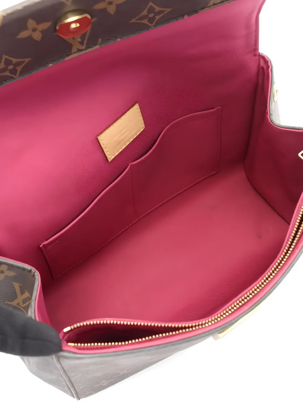 Pre-owned Louis Vuitton 2019 Cluny Bb Monogram Tote Bag In Brown