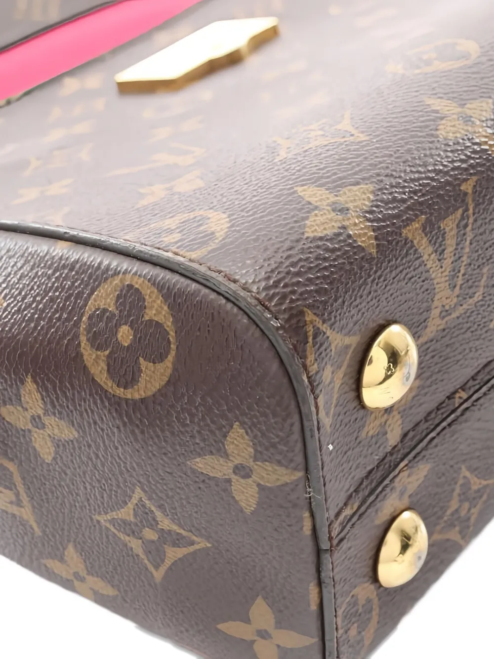 Pre-owned Louis Vuitton 2019 Cluny Bb Monogram Tote Bag In Brown