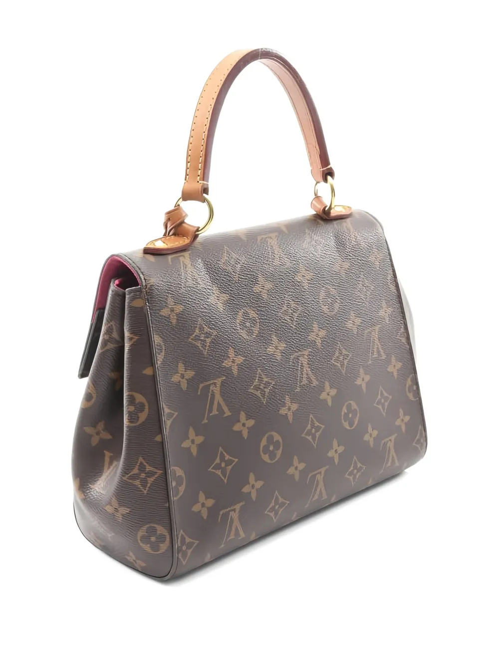 Pre-owned Louis Vuitton 2019 Cluny Bb Monogram Tote Bag In Brown