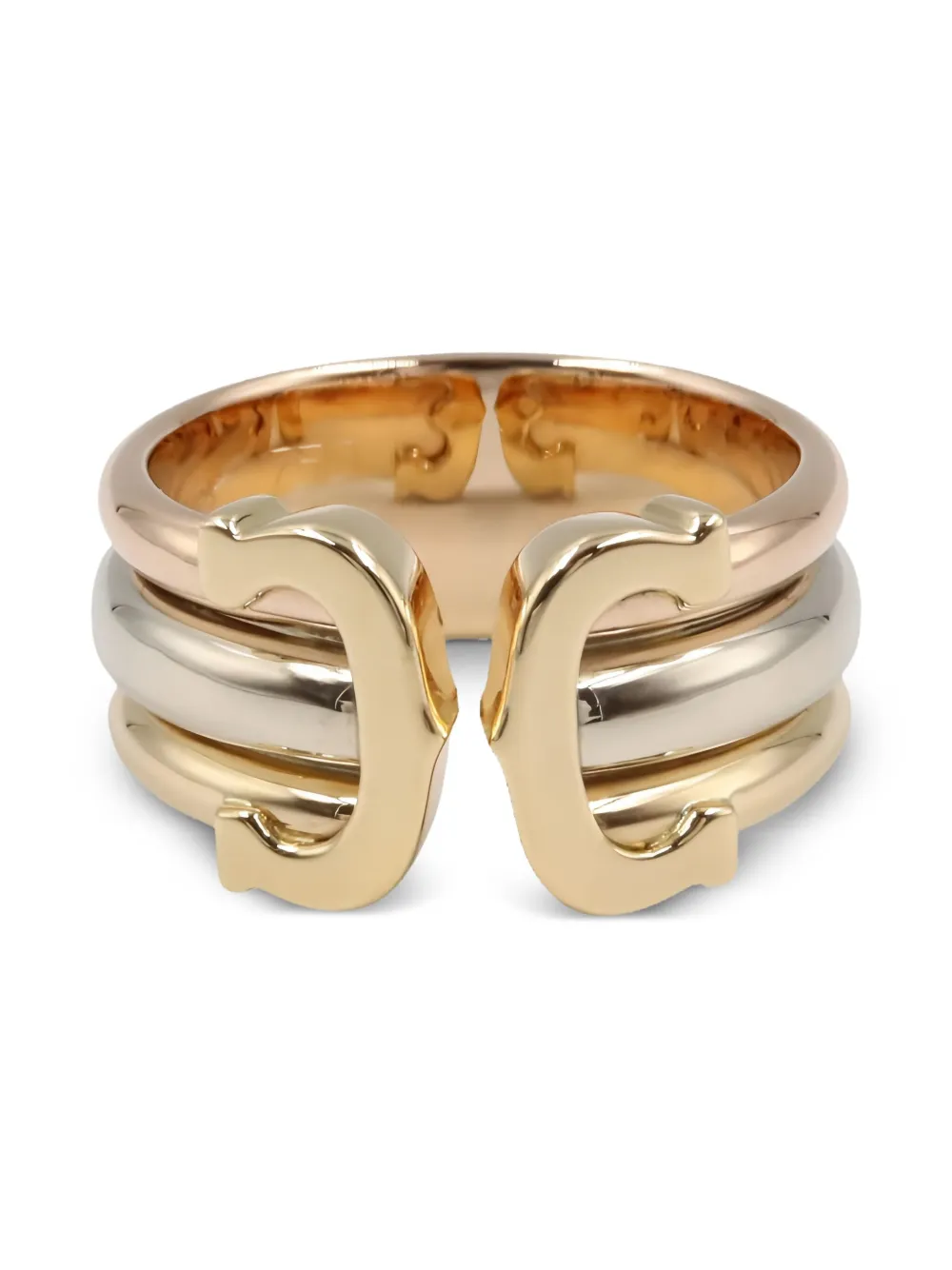 Cartier 2020s Cモチーフ リング 18Kゴールド - ゴールドトーン