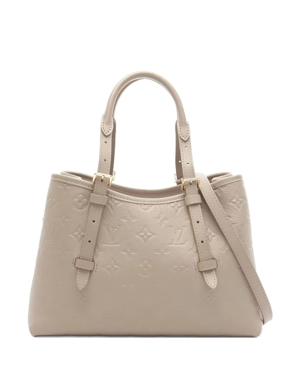 Pre-owned Louis Vuitton 2021s Babylon Pm Leather Tote Bag In Neutral