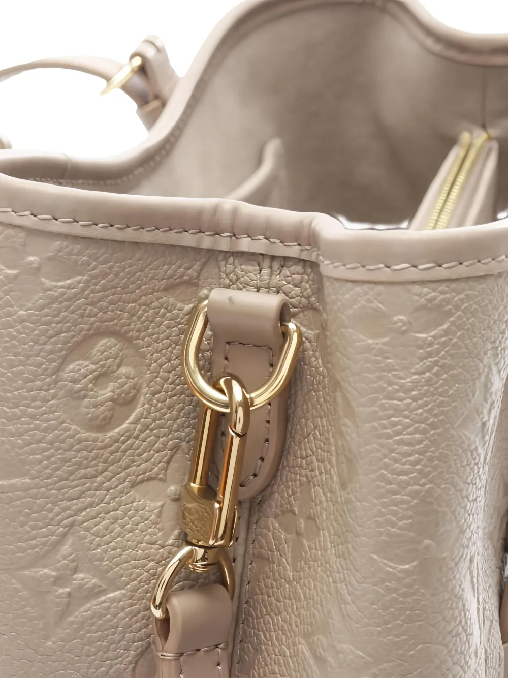 Pre-owned Louis Vuitton 2021s Babylon Pm Leather Tote Bag In Neutral