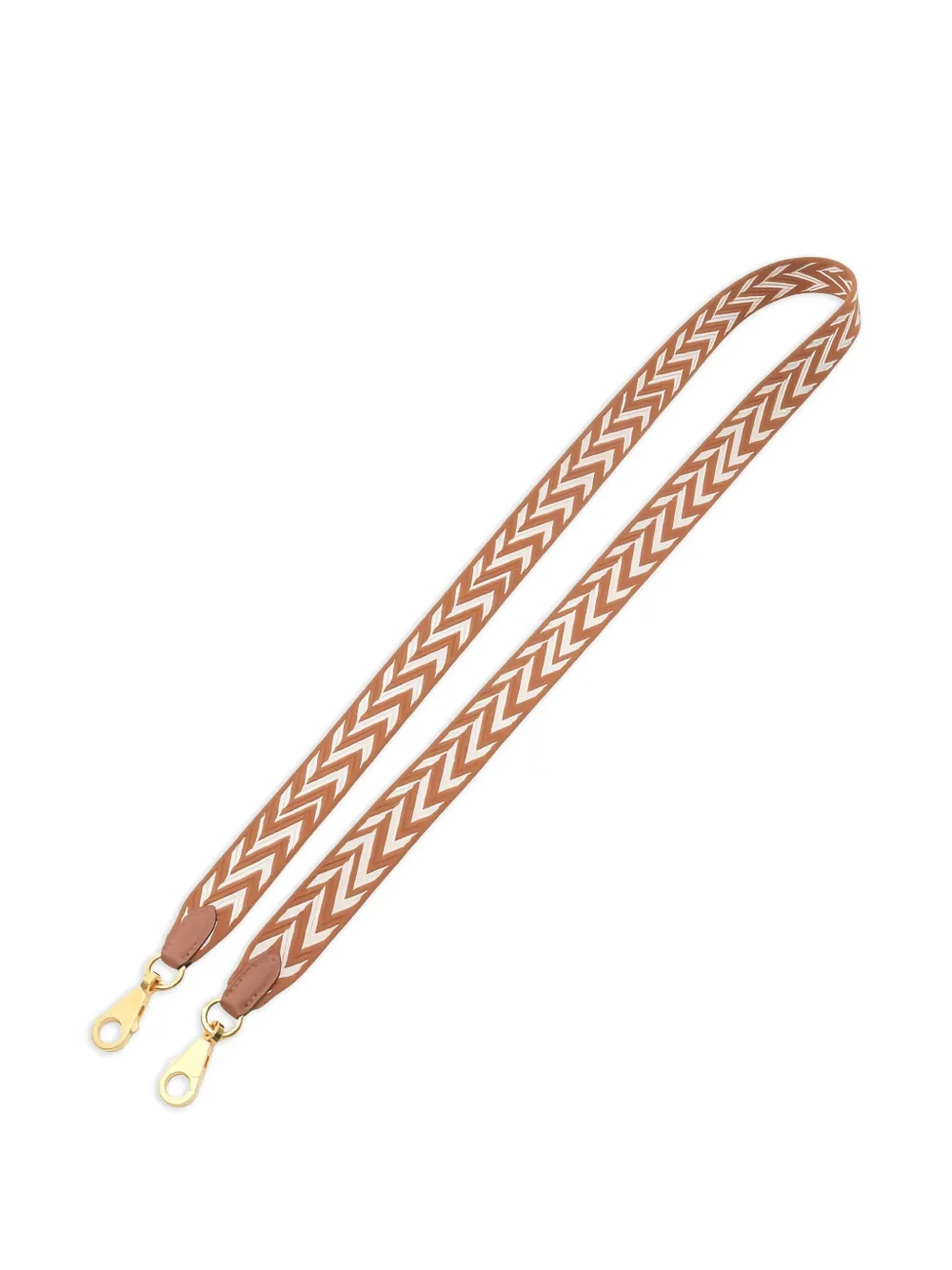 Hermès Pre-Owned correa de hombro en zigzag 2023 | marrón | Image 1