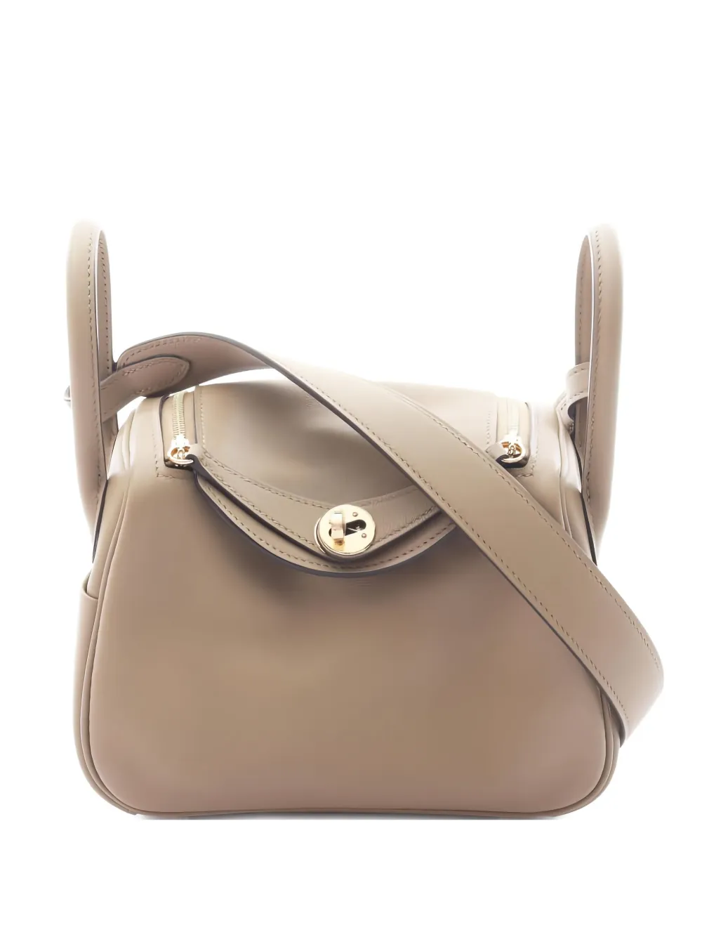 Hermès Pre-Owned 2024 Mini Lindy handbag | Brown | Image 1