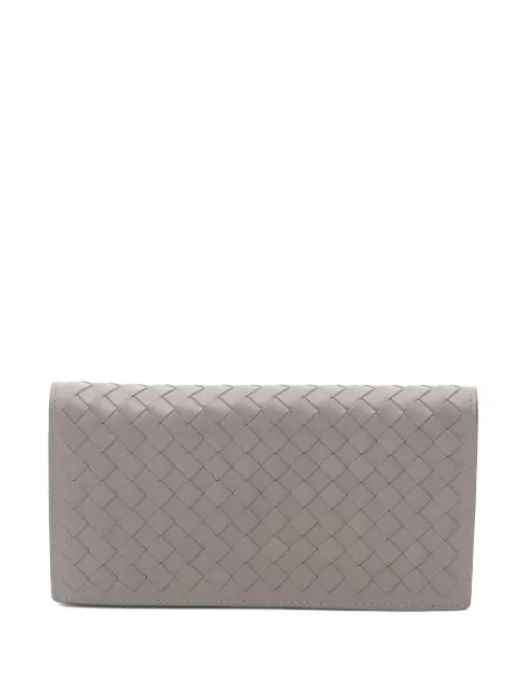 Bottega Veneta Pre-Owned cartera plegable de tejido Intrecciato 2010