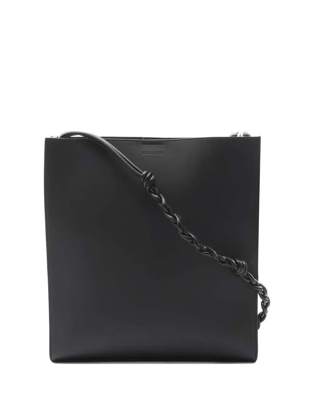 Jil Sander Pre-Owned 2020s medium Tangle leather shoulder bag - Nero