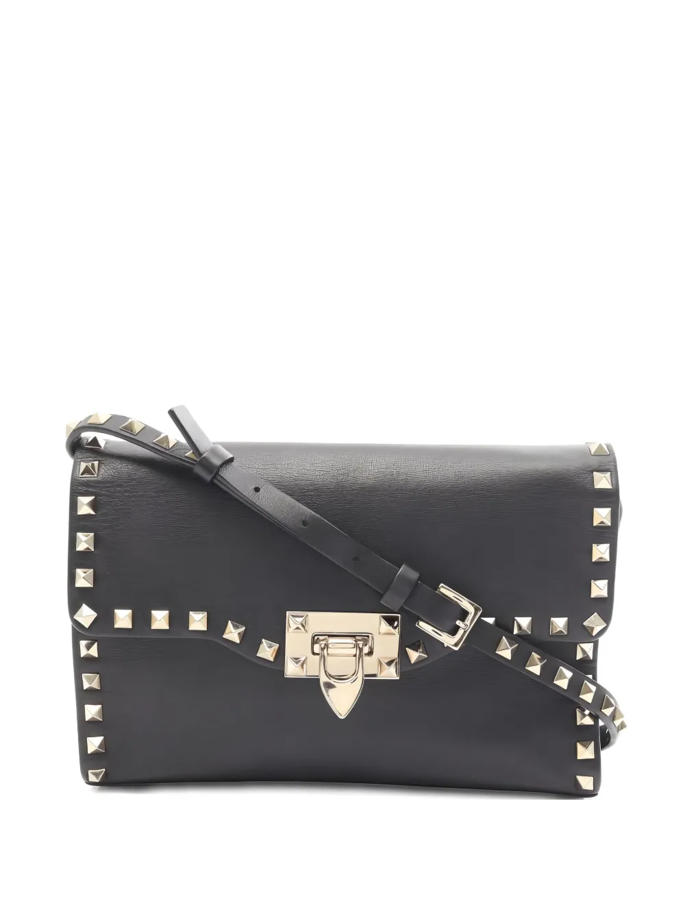 Valentino Garavani Pre-Owned 2000s ロックスタッズ ショルダーバッグ - ブラック