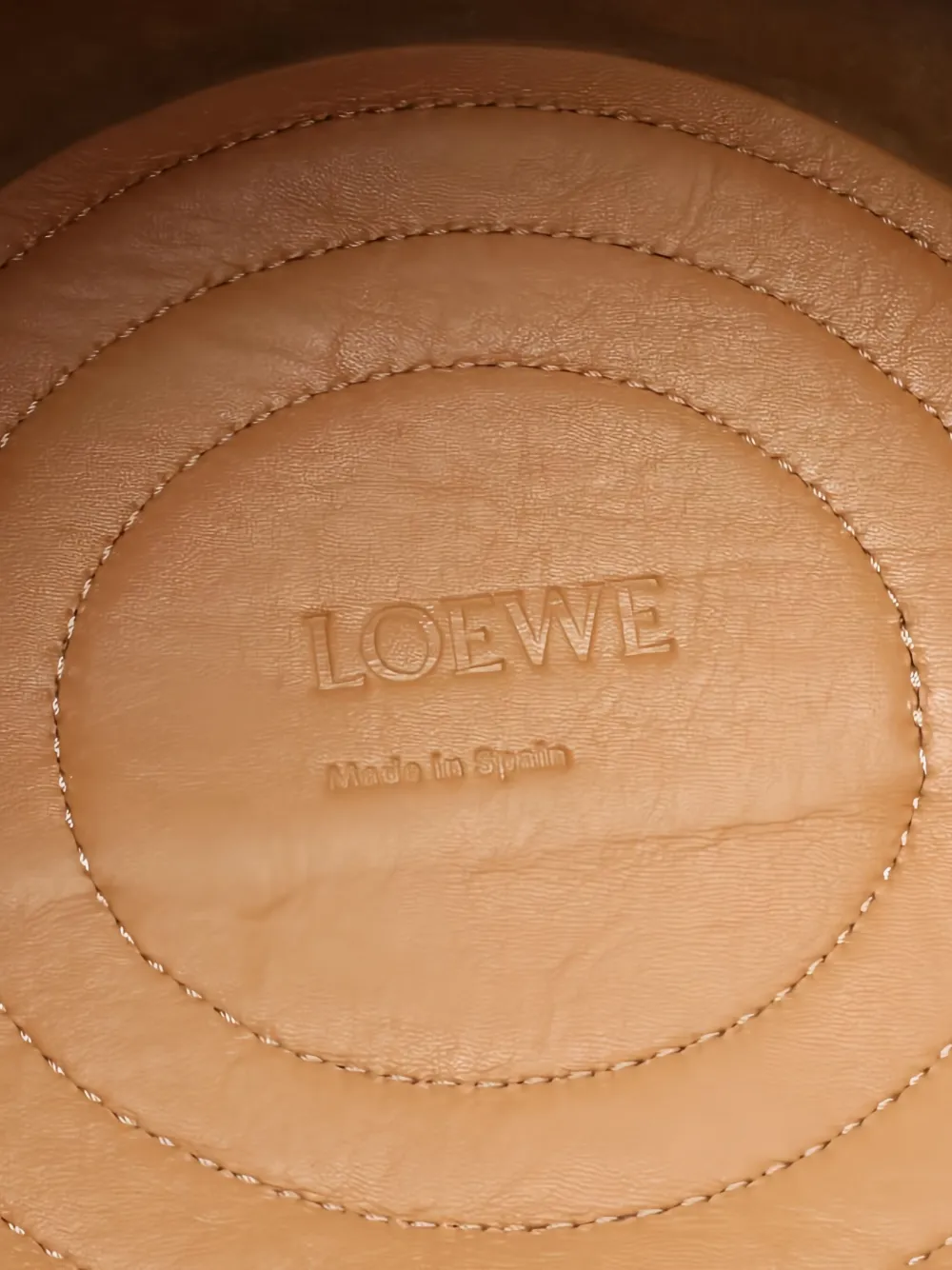 Loewe Pre-Owned 2010s kleine Paseo leren shopper Beige