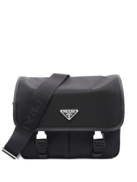 Prada Pre-Owned 2020s buckle leather shoulder bag