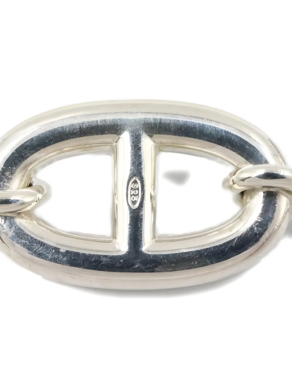 Pre-owned Hermes 2010s Farandole Necklace In Silver