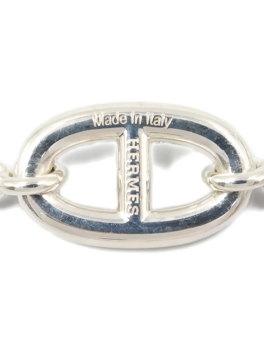 Pre-owned Hermes 2010s Farandole Necklace In Silver