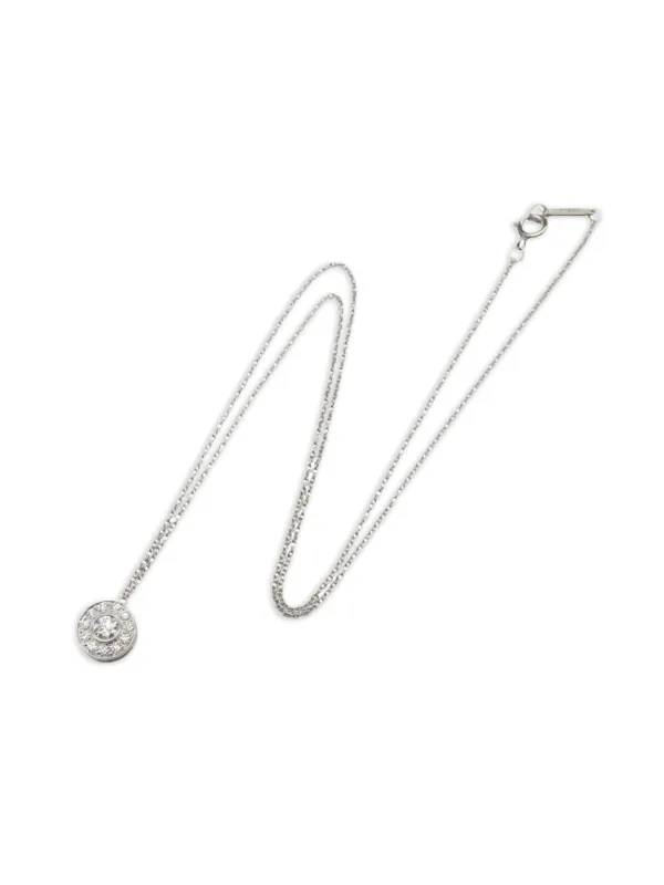 Tiffany Pre-Owned 2010s Platinum Circlet Diamond Necklace