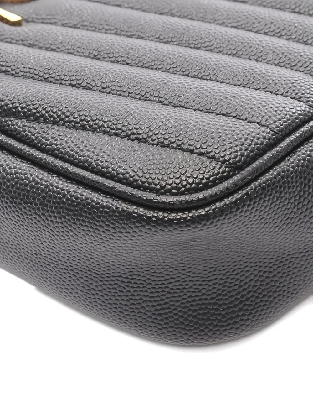Pre-owned Saint Laurent 2000s Mini Lou Roux Shoulder Bag In Black