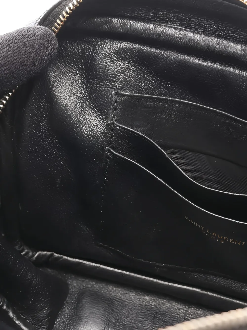 Pre-owned Saint Laurent 2000s Mini Lou Roux Shoulder Bag In Black