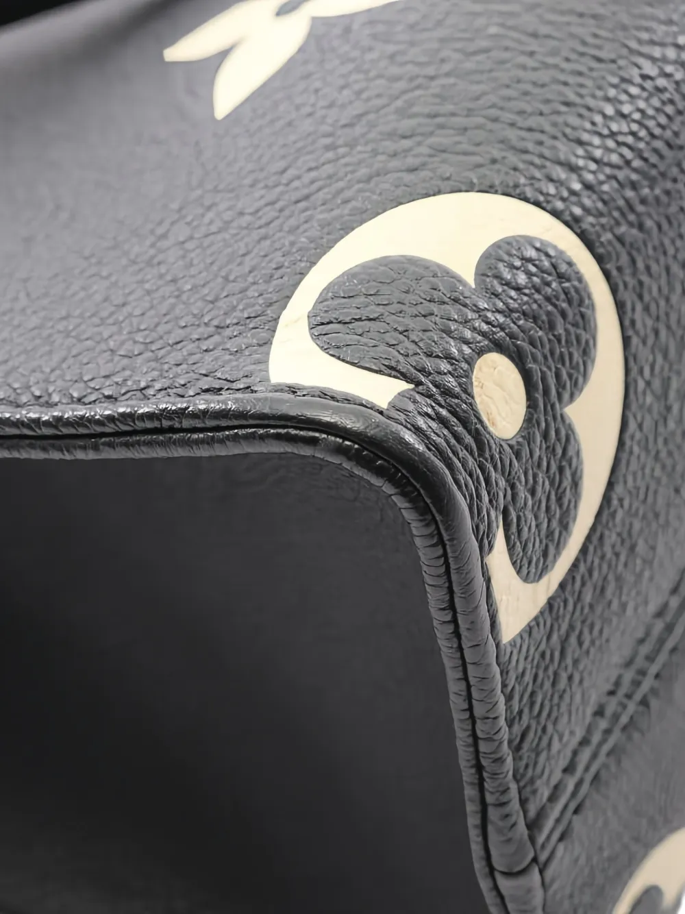 Pre-owned Louis Vuitton 2021 Monogram Empreinte On-the-go Pm Tote Bag In Black