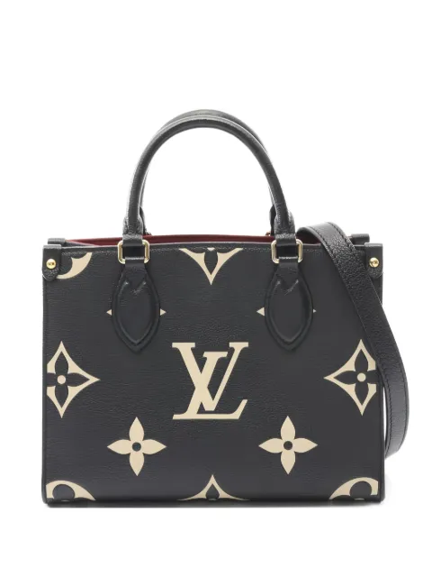 Louis Vuitton Pre-Owned 2021 monogram empreinte on-the-go pm tote bag