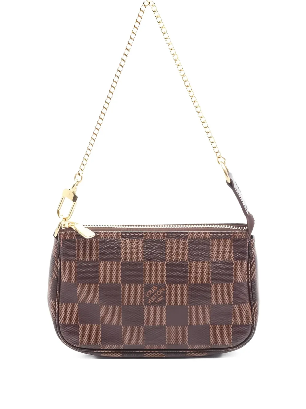 Louis Vuitton Pre-Owned 2022 ダミエ エベヌ ハンドバッグ ミニ - ブラウン