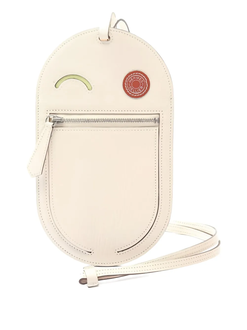 Pre-owned Hermes 2021 Nata Gm Smartphone Case In Neutral
