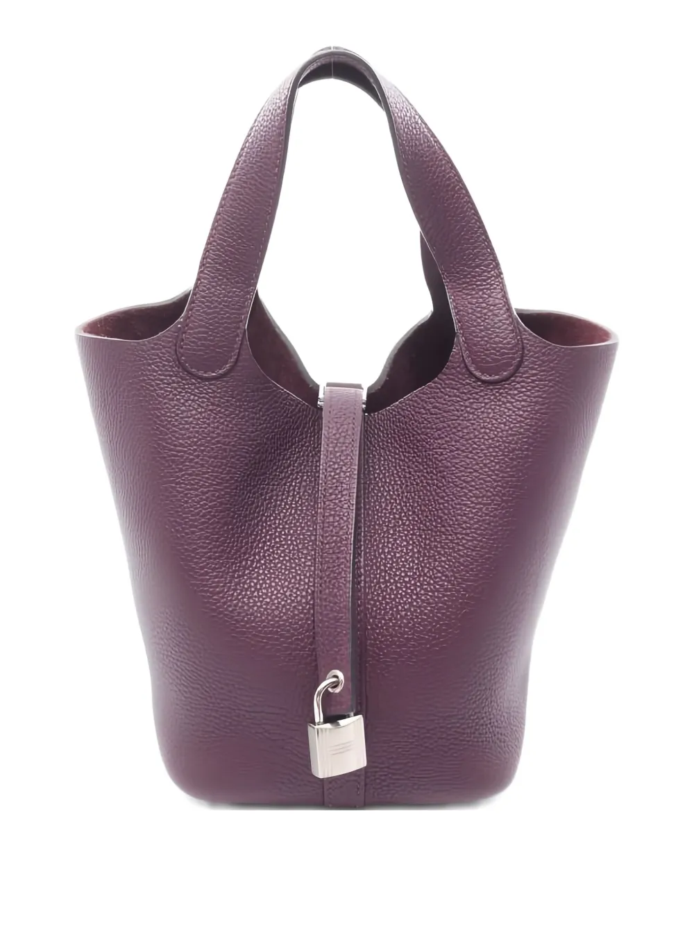 Pre-owned Hermes 2022 Picotan Lock Pm Tote Bag In Purple