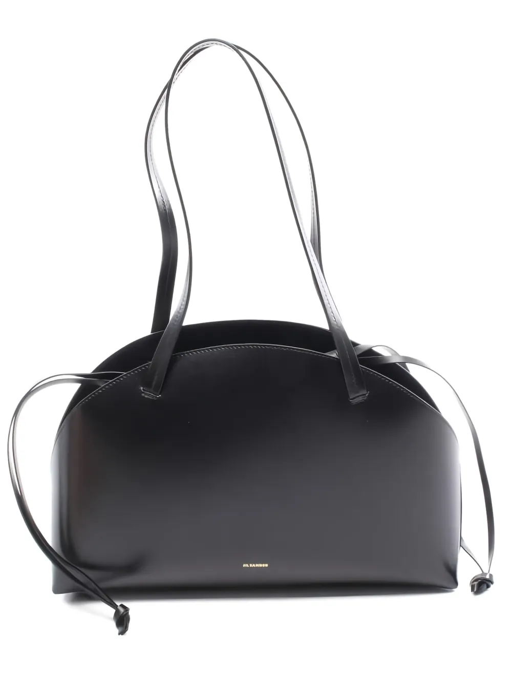 Jil Sander Pre-Owned 2020s Curve leather shoulder bag | Black | Image 1