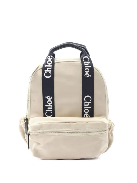 Chloé Pre-Owned 2020s logo-strap backpack