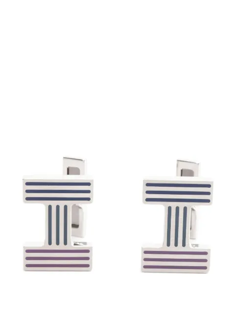 Hermès Pre-Owned 2010s Quiz Rainbow cufflinks