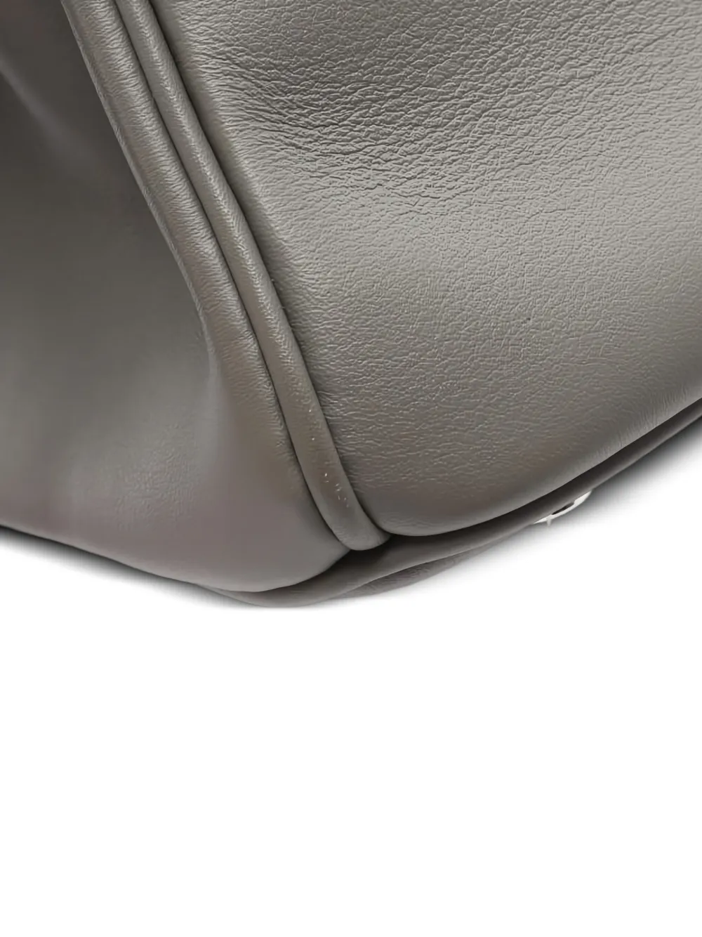 Pre-owned Hermes Shadow Birkin 25 Tote Bag In Gray