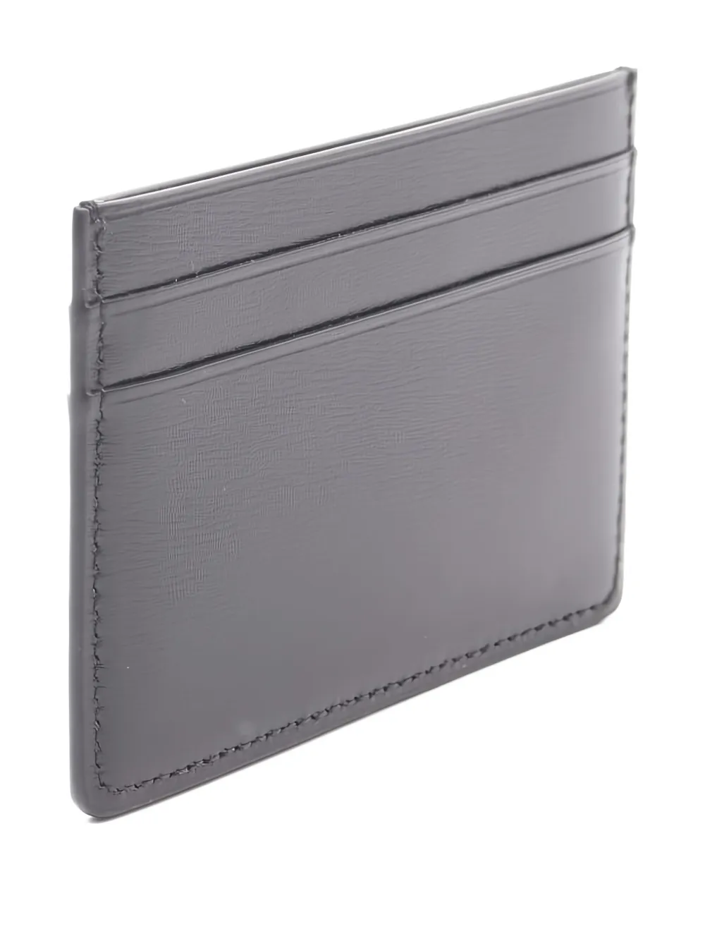 Pre-owned Jil Sander 2020s Logo Leather Card Holder In Black