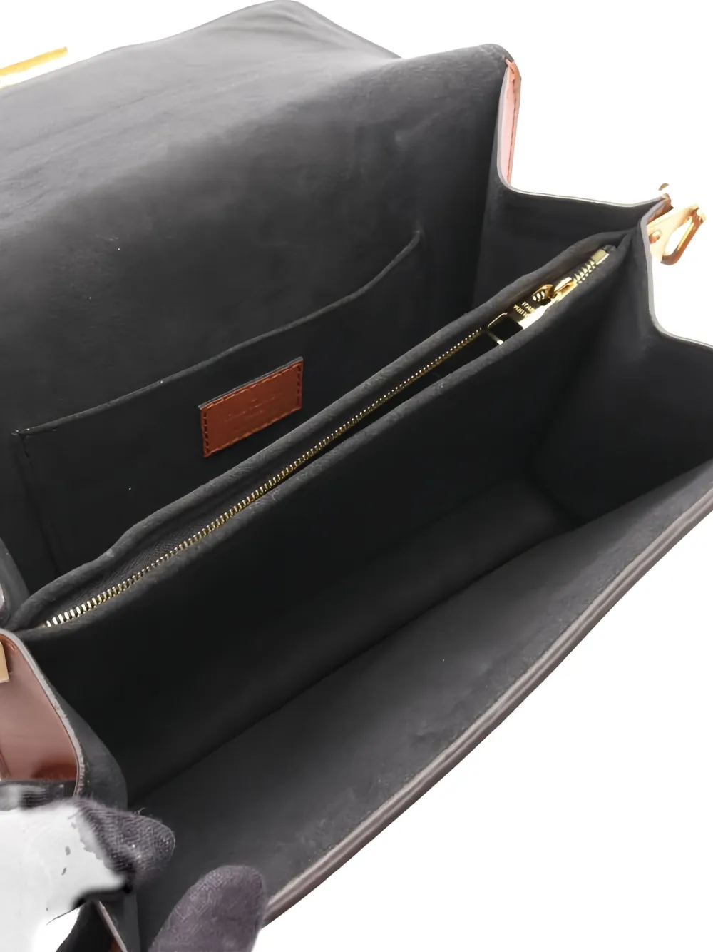 Pre-owned Louis Vuitton 2020s Dauphine Mm Monogram Shoulder Bag In Brown