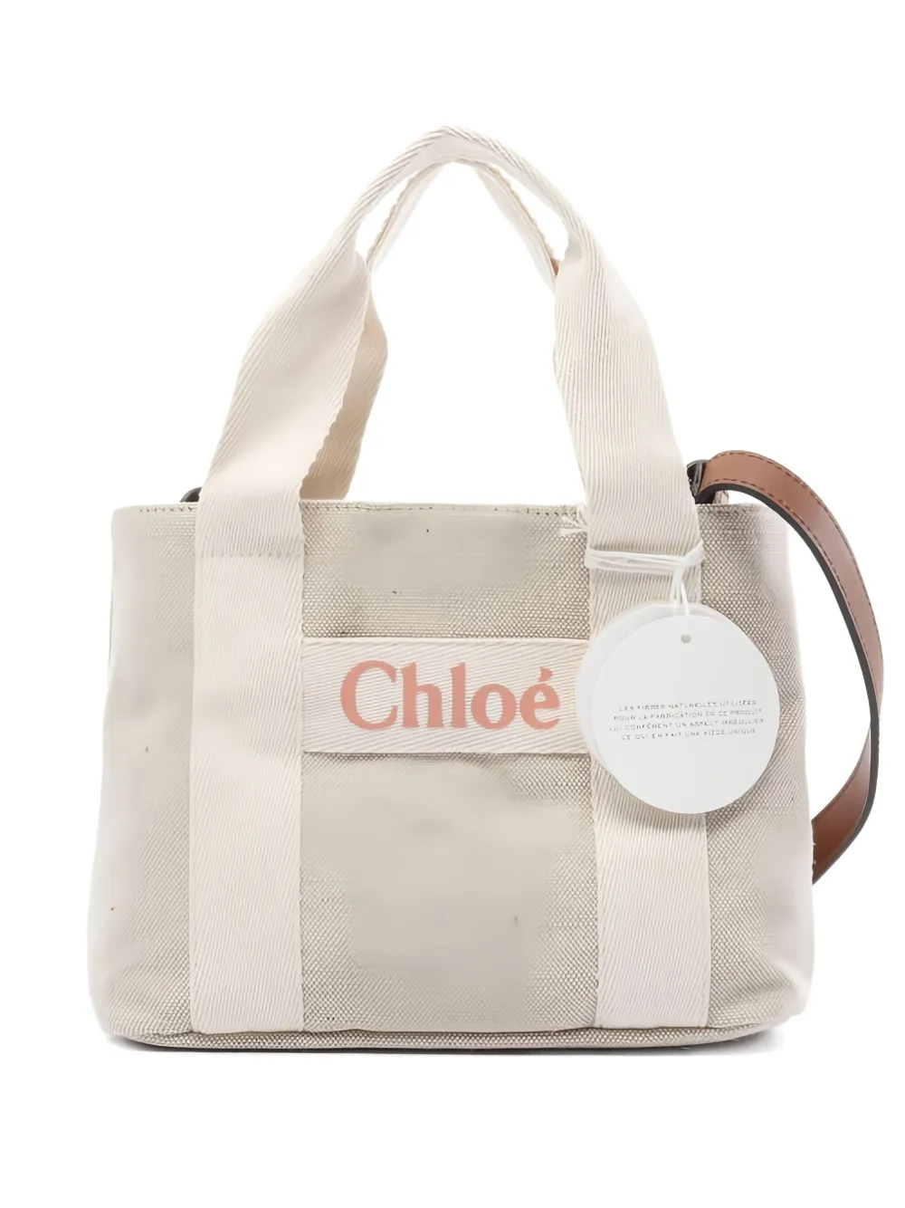 Chloé Pre-Owned 2020s canvas tote bag | Neutrals | Image 1