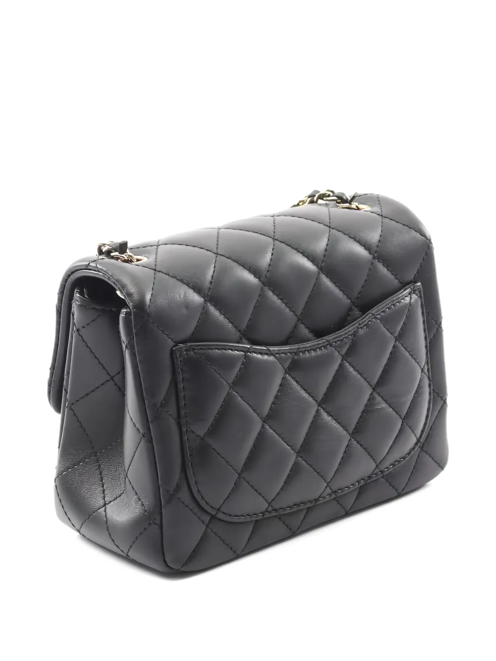 Pre-owned Chanel 2021 Classic Flap Shoulder Bag In Black