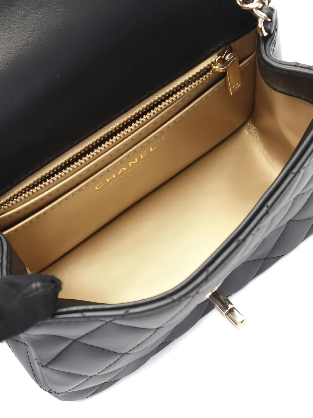 Pre-owned Chanel 2021 Classic Flap Shoulder Bag In Black