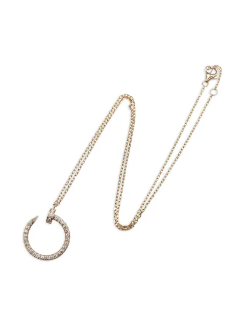 Cartier 2010s ジュスト アン クル ダイヤモンド ネックレス 18Kローズゴールド