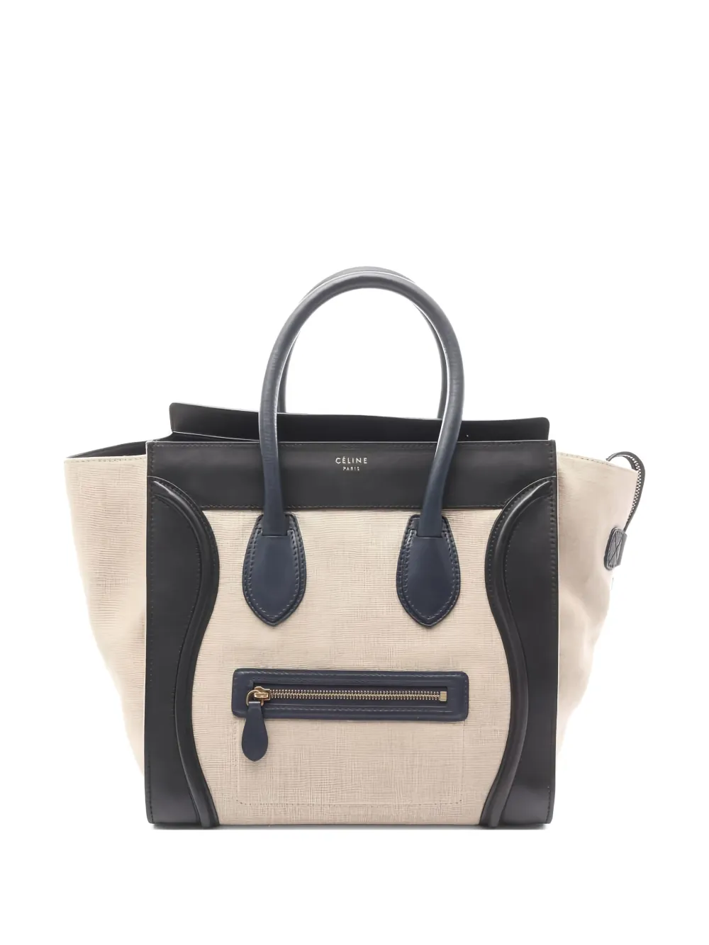 Celine Pre-Owned 2000s ラゲージ レザーハンドバッグ ミニ - ニュートラル Celine Pre-Owned 2000s ラゲージ レザーハンドバッグ ミニ - ニュートラル