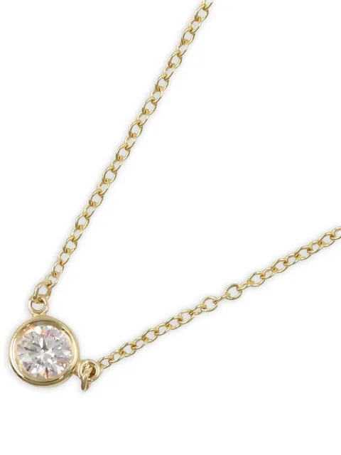 Tiffany & Co. Pre-Owned 2010s 18K yellow gold By the Yard diamond necklace