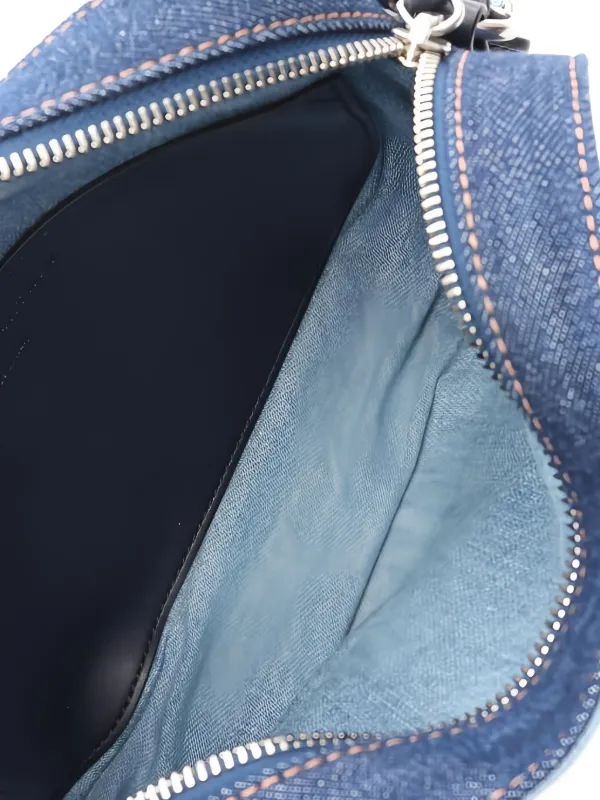 Stella McCartney Pre-Owned 2010s ロゴ デニム ショルダーバッグ 