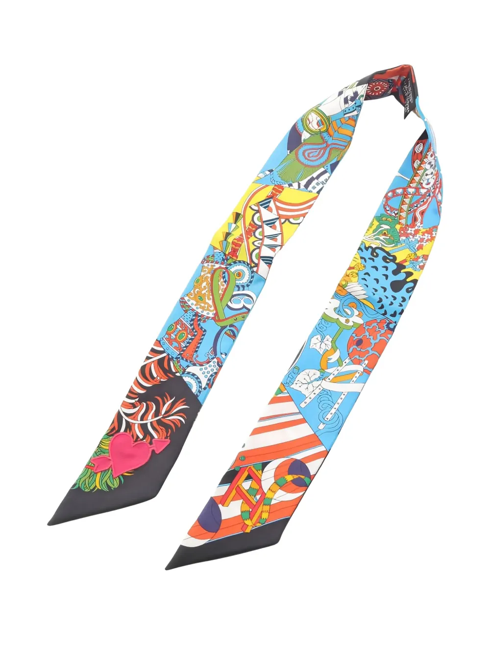 Hermès Pre-Owned mascada con listón estampado 2010 | Image 2